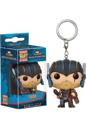 THOR CON CASCO LLAVERO FIG 4 CM POCKET POP MARVEL THOR RAGNAROK
