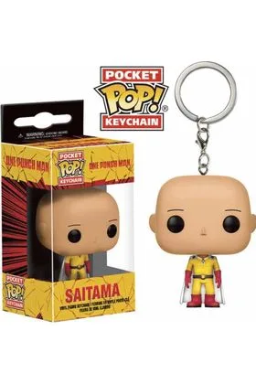 SAITAMA LLAVERO FIG 4 CM POCKET POP ONE PUNCH MAN