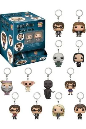 SURTIDO 24 LLAVEROS FIG 4 CM POCKET POP MYSTERY HARRY POTTER