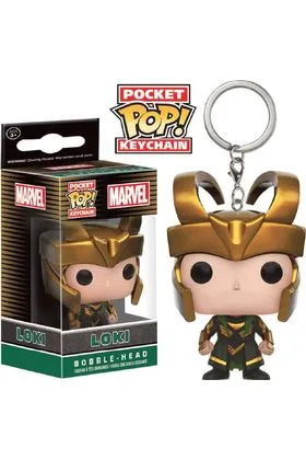 LOKI LLAVERO FIG 4 CM POCKET POP MARVEL