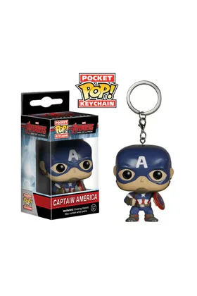 CAPITAN AMERICA LLAVERO FIG 4 CM POCKET POP AVENGERS AGE OF ULTRON