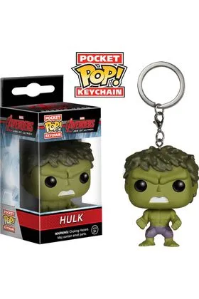 HULK LLAVERO FIG 4 CM POCKET POP AVENGERS AGE OF ULTRON