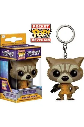 ROCKET RACOON LLAVERO FIG 4 CM POCKET POP GUARDIANS OF THE GALAXY