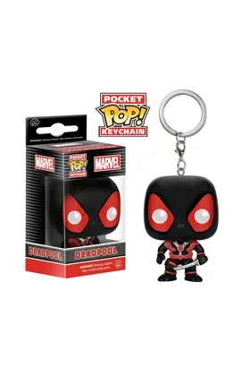 DEADPOOL NEGRO LLAVERO 5 CM POCKET POP DEADPOOL MARVEL