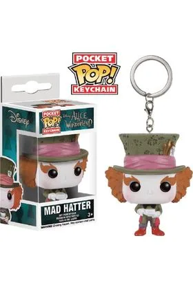 MAD HATTER JOHNNY DEEP LLAVERO FIG. 4 CM POCKET POP DISNEY ALICE IN WONDERLAND