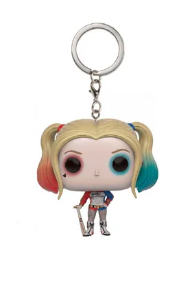 HARLEY QUINN FIG 4 CM LLAVERO POCKET POP ESCUADRON SUICIDA