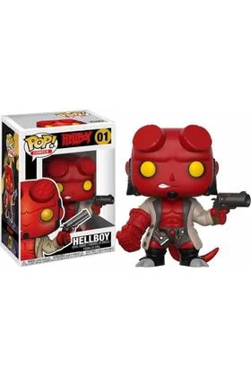 SURTIDO HELLBOY CON CHAQUETA CAJA  6 FIGURAS 10 CM VINYL POP HELLBOY
