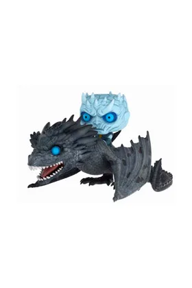 REY DE LA NOCHE Y DRAGON VISERION FIGURA 15 CM VINYL POP RIDES! GAME OF THRONES