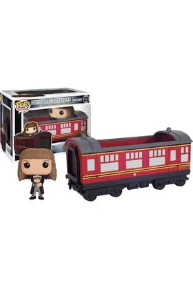 HERMIONE + HOWARTS EXPRESS P. II FIGURA 10 CM + 12x15 CM VINYL POP MOVIES HARRY POTTER