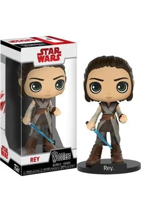 REY FIG.15 CM WOBBLERS STAR WARS EP. 8 THE LAST JEDI