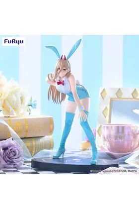 Power Light Blue Color Version Bicute Bunnies Figura 25 CM Chainsaw Man