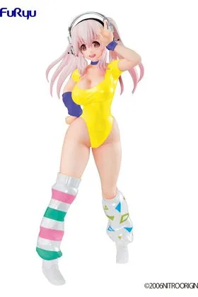 SUPER SONICO 80'S ANOTHER COLOR YELLOW VER. CONCEPT FIG. 18 CM SUPER SONICO RE-RUN