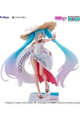HATSUNE MIKU RACING MIKU 2024 TROPICAL VERSION FIGURA 21 CM HATSUNE MIKU GT PROJECT TENITOL