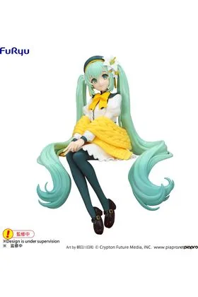 HATSUNE MIKU FLOWER FAIRY LILY WHITE VERSION FIGURA 14 CM HATSUNE MIKU NOODLE STOPPER