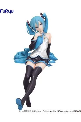 HATSUNE MIKU KUROBOSHI KOUHAKU VERSION FIGURA 14 CM HATSUNE MIKU NOODLE STOPPER