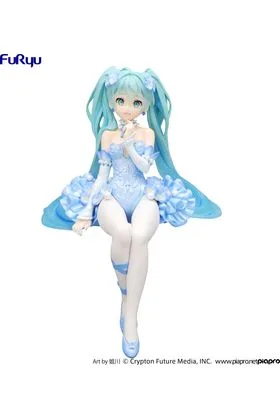 HATSUNE MIKU FLOWER FAIRY NEMOPHILA PAIL BLUE COLOR VERSION FIGURA 15 CM HATSUNE MIKU NOOD