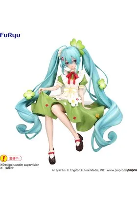 HATSUNE MIKU FLOWER FAIRY CLOVER VERSION FIGURA 15 CM HATSUNE MIKU NOODLE STOPPER