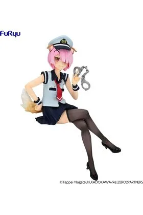 RAM POLICE OFFICER CAP WITH DOG EARS NOODLE STOPPER FIGURA 16 CM RE: ZERO