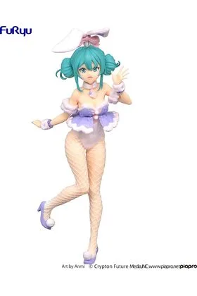 HATSUNE MIKU WHITE RABBIT PURPLE COLOR VERSION FIGURA 28 CM HATSUNE MIKU