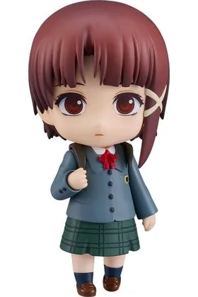 LAIN IWAKURA FIG. 10 CM SERIAL EXPERIMENTS LAIN NENDOROID