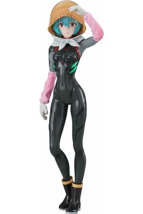 REI AYANAMI FARMING VER FIGURA 17 CM REBUILD OF EVANGELION POP UP PARADE