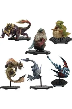 SET 6 FIGURAS 10-15 CM MONSTER HUNTER CAPCOM FIGURE BUILDER STD MODEL PLUS VOL. 19-21