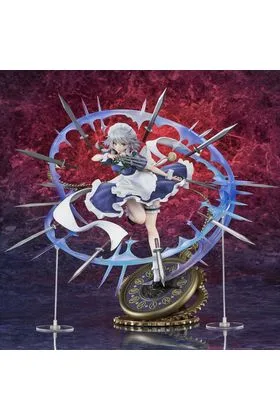 IZAYOI SAKUYA ILLUSTRATION BY TEDDY FIGURA 32 CM TOUHOU PROJECT 1/7 SCALE