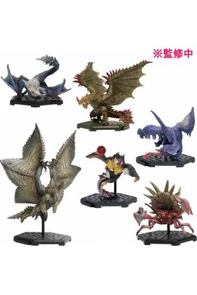 SET 6 FIGURAS 10-15 CM MONSTER HUNTER CAPCOM FIGURE BUILDER STD MODEL PLUS VOL. 24