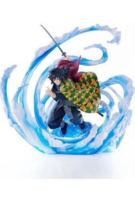 Giyu Tomioka DX Version Figura 27,5 CM Demon Slayer: Kimetsu No Yaiba 1/8 Scale