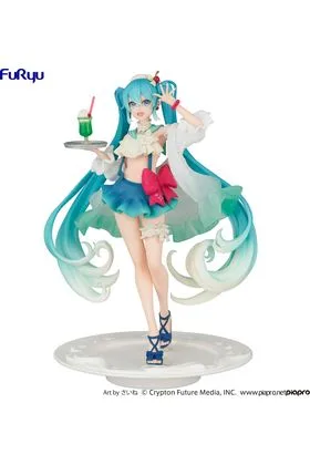 HATSUNE MIKU MELON SODA FLOAT FIG. 18 CM HATSUNE MIKU SWEET SWEETS SERIES