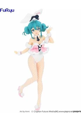 HATSUNE MIKU FIG WHITE RABBIT PINK VER 28 CM HATSUNE MIKUBICUTE BUNNIES FIGURE