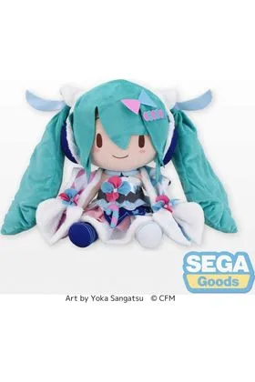 HATSUNE MIKU WINTER FESTIVAL FLUFFY PLUSH PELUCHE 30 CM HATSUNE MIKU FLUFFY PLUSH