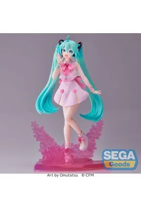 SAKURA MIKU OMUMATSU VER FIGURA 21 CM HATSUNE MIKU SERIES LUMINASTA