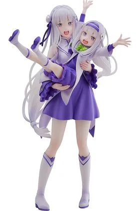 EMILIA & CHILDHOOD EMILIA FIGURA 24 CM RE: ZERO STARTING LIFE IN ANOTHER WORLD 1/7 SCALE