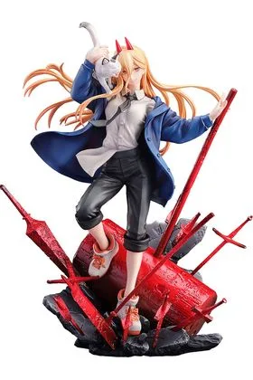 Power & Meowy Figura 28 CM Chainsaw Man 1/7 Scale