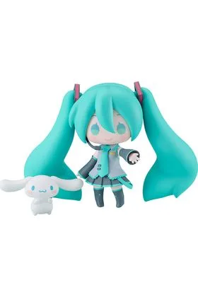 HATSUNE MIKU CINNAMOROLL COLLABORATION VER. FIG. 10 CM HATSUNE MIKU X CINNAMOROLL NENDOROI