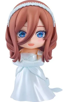 MIKU NAKANO WEDDING DRESS VERSION FIGURA 10 CM THE QUINTESSENTIAL QUINTUPLETS NENDOROID