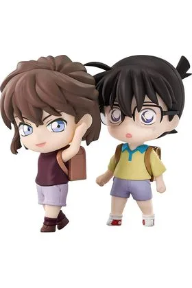 CONAN EDOGAWA & AI HAIBARA FIGURA 7,5 CM DETECTIVE CONAN QSET +