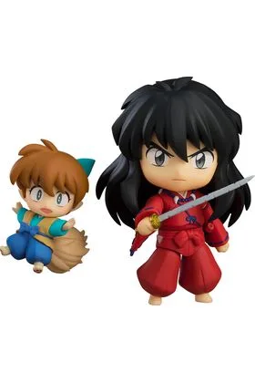 INUYASHA NEW MOON VERSION & SHIPPO FIGURA 10 CM INUYASHA NENDOROID