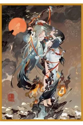 Hatsune Miku Shimian Maifu Version Shikishi 18 X 13 CM Hatsune Miku