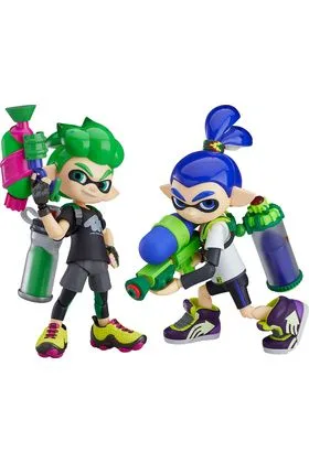 SPLATOON BOY DX EDITION SET 2 FIGURAS 10 CM SPLATOON FIGMA RE-RUN