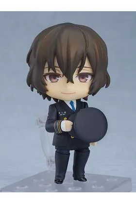 OSAMU DAZAI AIRPORT VERSION FIGURA 10 CM BUNGO STRAY DOGS NENDOROID