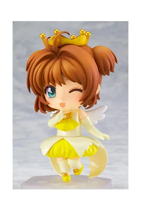 CO-DE SAKURA KINOMOTO ANGEL CROWN FIGURA 10 CM CARDCAPTOR SAKURA CO-DE NENDOROID