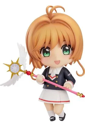 SAKURA KINOMOTO UNIFORM VER. FIG. 10 CM CARDCAPTOR SAKURA: CLEAR CARD NENDOROID (RE-RUN)