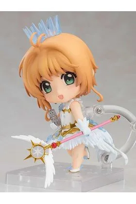 SAKURA KINOMOTO CLEAR VER. FIGURA 10 CM CARDCAPTOR SAKURA NENDOROID
