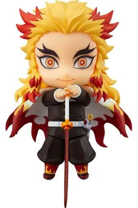 KYOJURO RENGOKU FIGURA 10 CM KIMETSU NO YAIBA DEMON SLAYER NENDOROID
