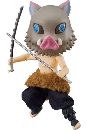 INOSUKE HASHIBIRA FIGURA 14 CM KIMETSU NO YAIBA DEMON SLAYER NENDOROID DOLL