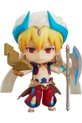 CASTER / GILGAMESH VER. ASCENSION FIGURA 10 CM FATE GRAND ORDER NENDOROID