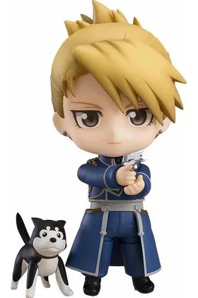 RIZA HAWKEYE FIGURA 10 CM FULLMETAL ALCHEMIST NENDOROID
