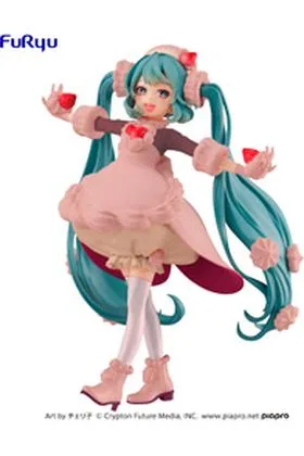 HATSUNE MIKU STRAWBERRY CHOCOLATE VERSION FIG 17 CM HATSUNE MIKU SWEET SEET SERIE